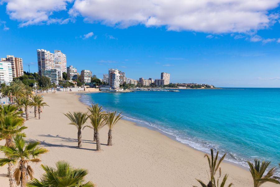 mudanzas en Alicante playa zonas turísticas