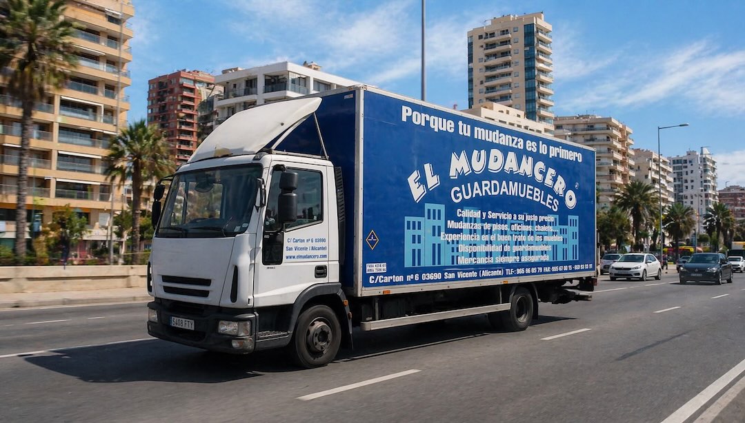 transporte de enseres en mudanza